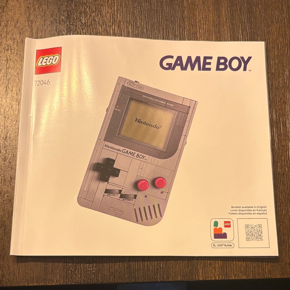 LEGO Game Boy Set - Classic Gray and Pink